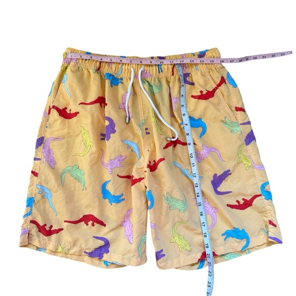 NEW Retired Peter Millar Colorful Crocodile Mens Size XXL Swim Trunks Shorts - Picture 4 of 10